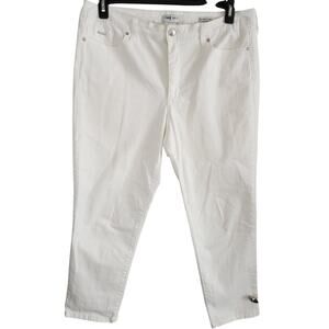 Nine West Jeans Capris Womens Sz 14 White
